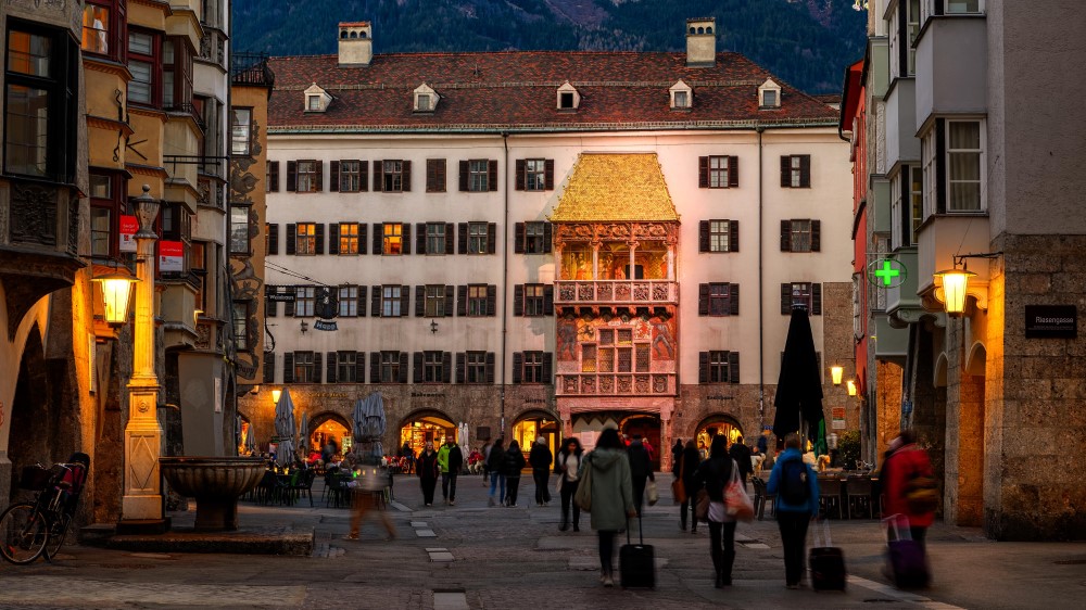 Historische binnenstad van Innsbruck.